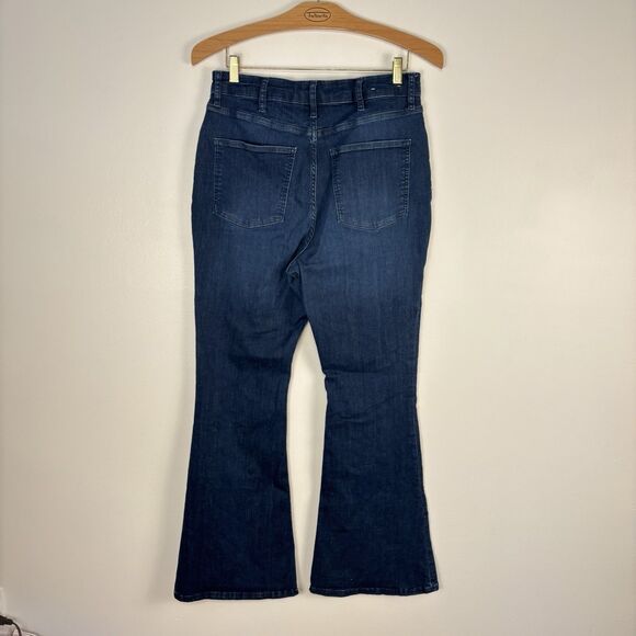 Boden Women’s High Rise Fitted Flare Full Length Jeans Size 14 R - Picture 4 of 9
